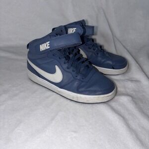 Nike Court Borough Mid 2 Diffused Blue/Light Bone CD7783-402 Size 5Y‎